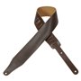Ремінь гітарний LEVY'S DM17-DBR TOP GRAIN SERIES GUITAR STRAP (Dark Brown)