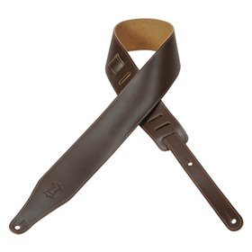 Ремінь гітарний LEVY'S DM17-DBR TOP GRAIN SERIES GUITAR STRAP (Dark Brown)
