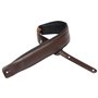 Ремінь гітарний LEVY'S DM1PD-DBR Larsen Leather Deluxe Series (Dark Brown)
