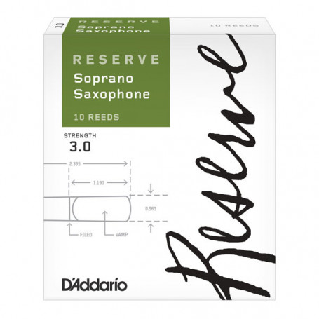 D`ADDARIO Reserve - Soprano Sax 3.0 - 10 Box Трости для духовых фото