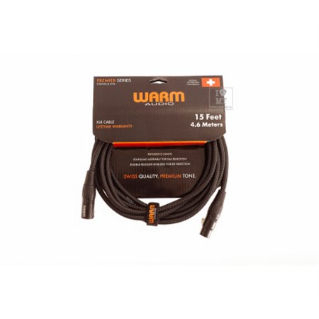 Кабель мікрофонний WARM AUDIO Prem-XLR-15'