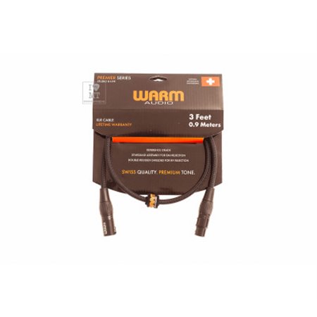 Кабель мікрофонний WARM AUDIO Prem-XLR-3'