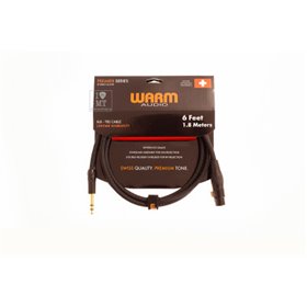 Кабель комутаційний WARM AUDIO Prem-XLRf-TRSm-6'