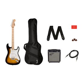 Гітарний набір з електрогітарою SQUIER SONIC STRATOCASTER PACK MN 2-COLOR SUNBURST