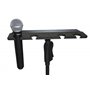 Стійка, тримач для звукового обл. GATOR FRAMEWORKS GFW-MIC-4TRAY Multi Mic Holder Four (4) Mics J-40898 FRAMEWORKS фото - Muzbox