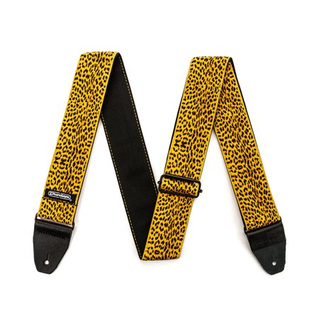 Ремінь гітарний DUNLOP D6725 JACQUARD LEOPARDSKIN STRAP
