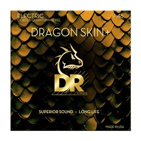 Струни для гітари DR Strings DRAGON SKIN+ Electric - Light - Medium (9-46)