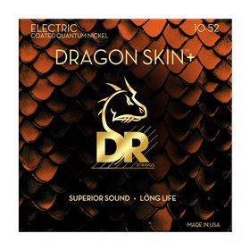 Струни для гітари DR Strings DRAGON SKIN+ Electric - Medium-Heavy (10-52)