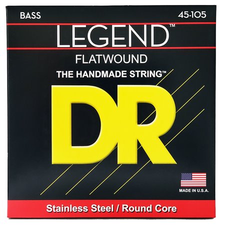 Струни для гітари DR Strings LEGEND Flatwound Bass - Medium (45-105)