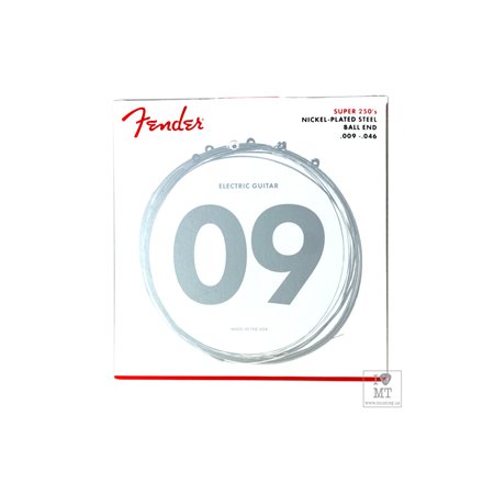 Струни для електрогітар FENDER 250LR NICKEL-PLATED STEEL GUITAR STRINGS 9-46 M-A009835 FENDER фото - Muzbox