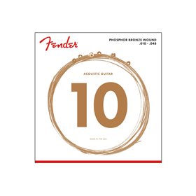 Струни для акустичних гітар FENDER 60XL PHOSPHOR BRONZE ACOUSTIC STRINGS 10-48 M-21764 FENDER фото - Muzbox