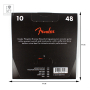 Струни для акустичних гітар FENDER 60XL PHOSPHOR BRONZE ACOUSTIC STRINGS 10-48 M-21764 FENDER фото - Muzbox