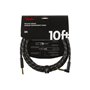 Кабель інструментальний FENDER CABLE DELUXE SERIES 10' ANGLED BLACK TWEED M-228464 FENDER фото - Muzbox