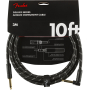 Кабель інструментальний FENDER CABLE DELUXE SERIES 10' ANGLED BLACK TWEED M-228464 FENDER фото - Muzbox