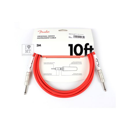Кабель інструментальний FENDER CABLE ORIGINAL SERIES 10' FIESTA RED M-228456 FENDER фото - Muzbox