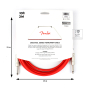 Кабель інструментальний FENDER CABLE ORIGINAL SERIES 10' FIESTA RED M-228456 FENDER фото - Muzbox