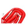 Кабель інструментальний FENDER CABLE ORIGINAL SERIES 30' COILS FIESTA RED M-228410 FENDER фото - Muzbox