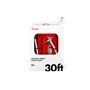 Кабель інструментальний FENDER CABLE ORIGINAL SERIES 30' COILS FIESTA RED M-228410 FENDER фото - Muzbox