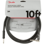 Кабель інструментальний FENDER CABLE PROFESSIONAL SERIES 10' ANGLED BLACK M-228459 FENDER фото - Muzbox