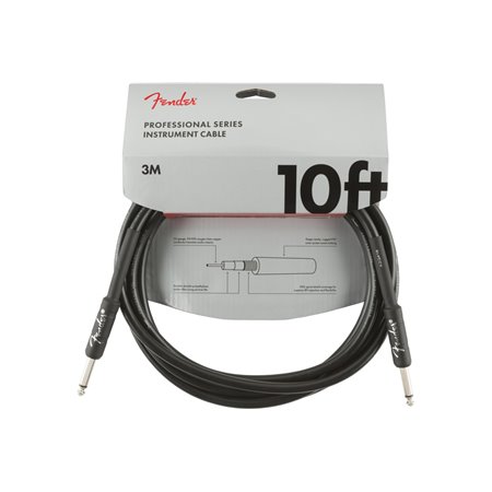 Кабель інструментальний FENDER CABLE PROFESSIONAL SERIES 10' BLACK M-228458 FENDER фото - Muzbox