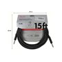 Кабель інструментальний FENDER CABLE PROFESSIONAL SERIES 15' GREY TWEED M-228449 FENDER фото - Muzbox