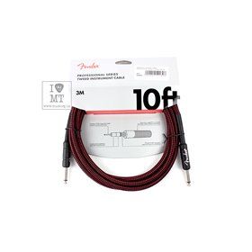 Кабель інструментальний FENDER CABLE PROFESSIONAL SERIES 10' RED TWEED M-228460 FENDER фото - Muzbox