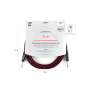 Кабель інструментальний FENDER CABLE PROFESSIONAL SERIES 10' RED TWEED M-228460 FENDER фото - Muzbox