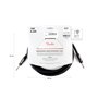 Кабель інструментальний FENDER CABLE PROFESSIONAL SERIES 15' BLACK M-228446 FENDER фото - Muzbox