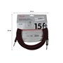 Кабель інструментальний FENDER CABLE PROFESSIONAL SERIES 15' RED TWEED M-228448 FENDER фото - Muzbox