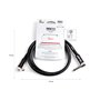 Кабель інструментальний FENDER CABLE PROFESSIONAL SERIES 3' BLACK M-228416 FENDER фото - Muzbox