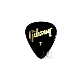 Медіатор GIBSON APRGG-74T 1/2 GROSS BLACK STANDARD STYLE/THIN M-A007031 GIBSON фото - Muzbox