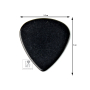Медіатор IBANEZ ACE161 BLACK HEAVY M-228574 IBANEZ фото - Muzbox