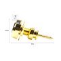 Стреплоки для гітари FENDER INFINITY STRAP LOCKS GOLD M-230257 FENDER фото - Muzbox