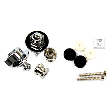 Стреплоки для гітари FENDER SECURITY STRAP LOCKS AND BUTTONS M-15897 FENDER фото - Muzbox