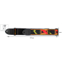 Ремінь гітарний FENDER STRAP 2" MONOGRAMMED BLACK/YELLOW/RED M-20515 FENDER фото - Muzbox