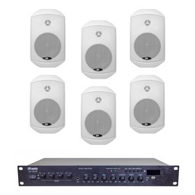 Комплект звуку DV audio LA1206MS5W для приміщення до 160 м.кв