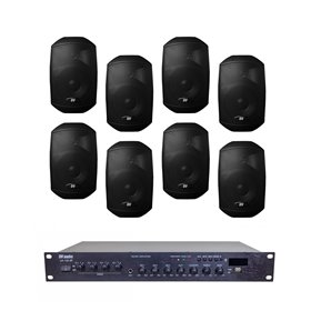 Комплект звуку DV audio LA1208MS4B для приміщення до 160 м.кв