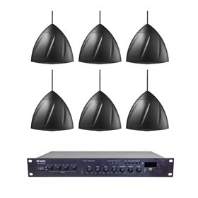 Комплект звуку DV audio LA1206PS5B для приміщення до 160 м.кв