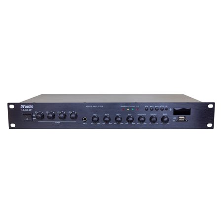 Трансляційний мікшер-підсилювач з USB DV audio LA-80.4P