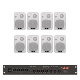 Комплект звуку DV audio LA808CON1W для приміщення до 160м.кв.