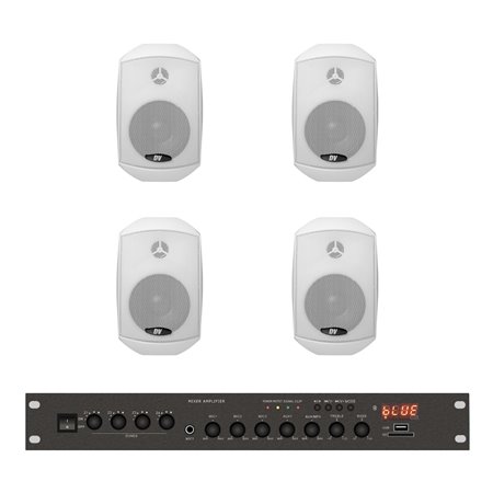 Комплект звуку DV audio LA804MS4W для приміщення до 80м.кв.