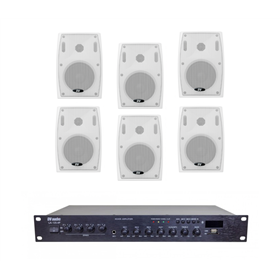 Комплект звуку DV audio LA1206PB5W для приміщення до 160 м.кв