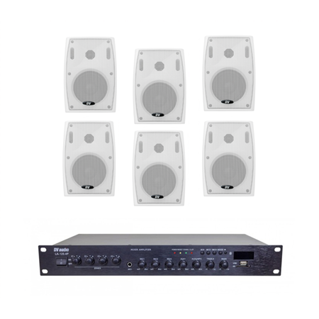 Комплект звуку DV audio LA1206PB5W для приміщення до 160 м.кв