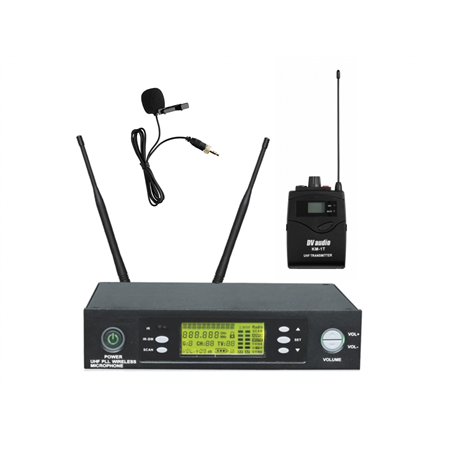 Радіосистема DV audio WMS-11T з поясним передавачем та петличним мiкрофоном