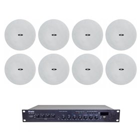 Комплект звуку DV audio LA1208CMG6W для приміщення до 200м.кв
