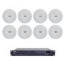 Комплект звуку DV audio LA1208CMG6W для приміщення до 200м.кв