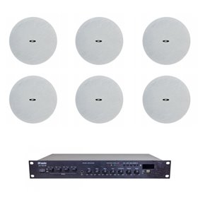 Комплект звуку DV audio LA1206CMG8W для приміщення до 150м.кв.