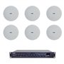 Комплект звуку DV audio LA1206CMG8W для приміщення до 150м.кв.