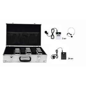 Бездротова система тур-гід DV audio TGD-KIT2T20R комплект