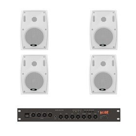 Комплект звуку DV audio LA1004PB4W для приміщення до 120м.кв